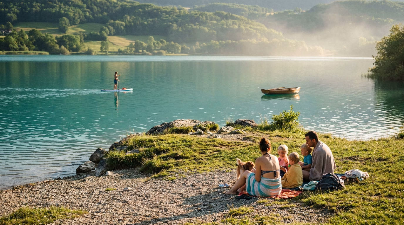 Lac de Paladru en Isère : que voir et que faire aux alentours en 2026 1 Lac de Paladru en Isère : que voir et que faire aux alentours en 2026